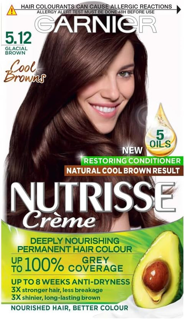 Nutrisse Ultra Crème Vegan Hair Dye, 3 Darkest Brown. Ensures 100% Grey Coverage and Intense, Rich 8-Week Colour. This No-Ammonia, Vegan Formula Provides a Deep, Beautiful Dark Shade.
