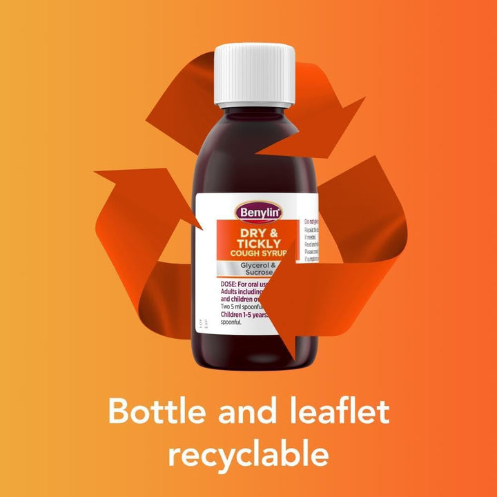 Dry and Tickly Syrup, Targeted Relief for Your Cough, Medicine for Adults and Children, 150 Ml