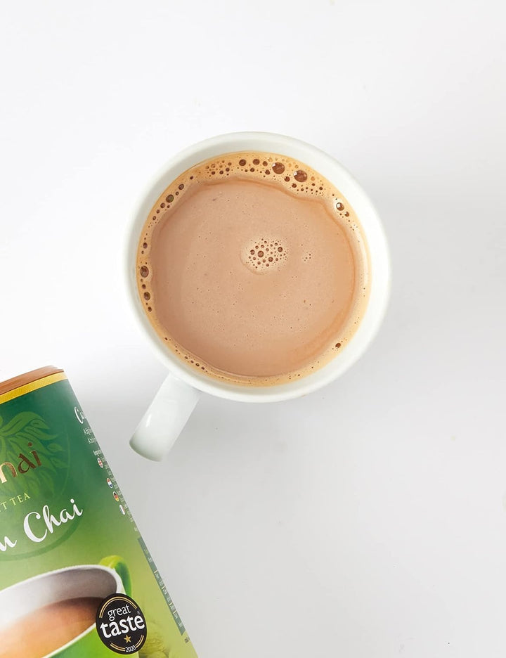 | Cardamom Chai Unsweetened Taste Tub | 6 X 400G Tubs | Premium Instant Chai | 6 Pack Case