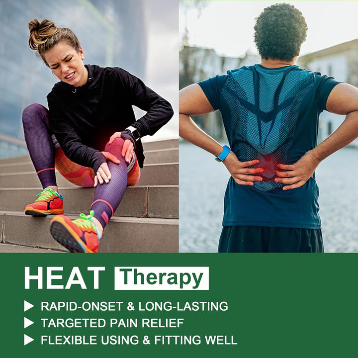 Knee Pain Relief Patches, 40PCS Natural Knee Patch for Pain Relief, Wormwood Herbal Pain Relief Patches Heat Patches for Knee/Back/Neck/Shoulder/Joint Pain, Muscle Soreness