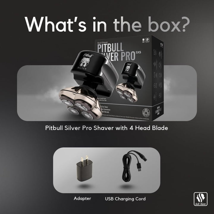 - Pitbull Silver PRO SX5 Head and Face Shaver