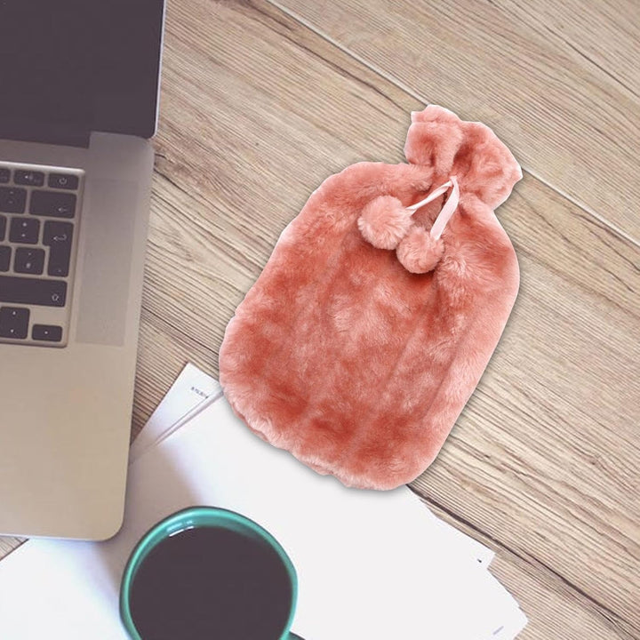 Water Bottle Softcover | 2 Liter Ultra Soft Faux Plush Hot Water Bottle Cover - Hot Water Bottle Covers Insulated Maintain Constant Temperature for Women Kids (Cover Sleeves Only)