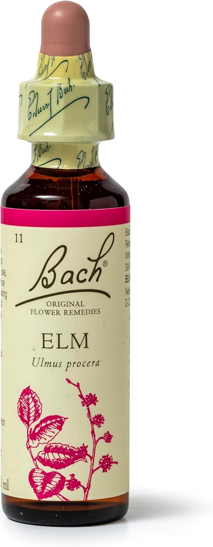Bach Original Flower Remedies (Elm) Find Joy & Hope, Be Efficient, Emotional Wellness, Natural Flower Essence, 20Ml