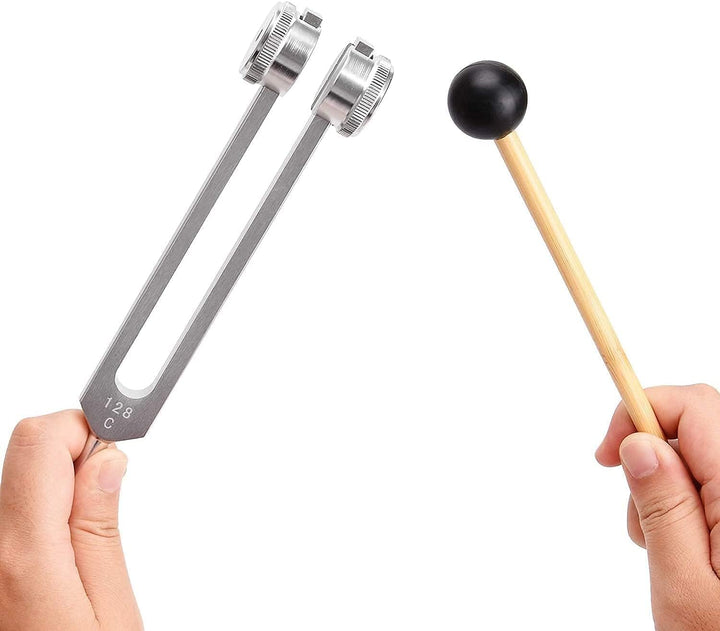 Otto 128 Hz Tuning Fork Medical Weighted Biosonics Tuning Forks for Healing 128 Hertz Sonic Slider Diapason Medical Tuning Fork C128 F Sharp Tuning Fork 128HZ