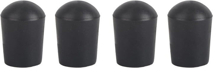 4Pcs Cello Endpin Tip Portable Cello Rubber Endpin Tip Protector End Cap Accessory Instrument Replacement Black