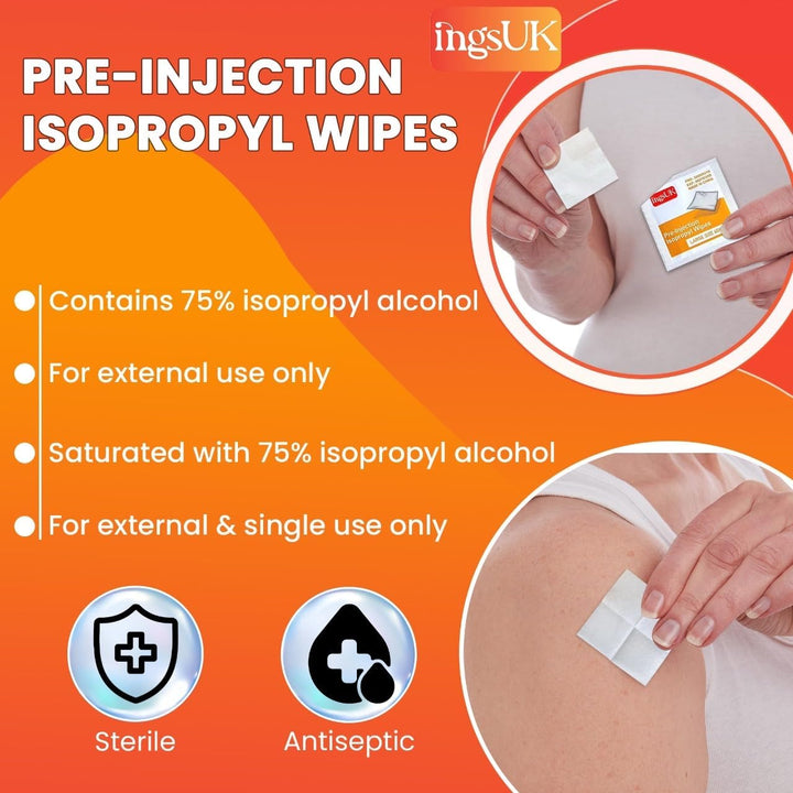 Multi-Purpose 75% Isopropyl Alcohol Wipes for Cleaning & Disinfecting (Large Size)