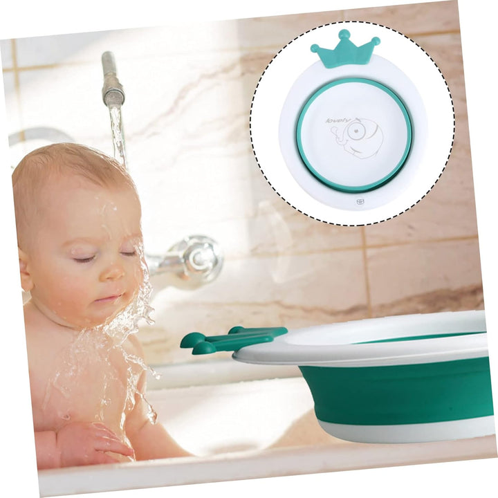 Wash Basin Folding Portable Cartoon Design Home Use for Newborn Cleaning