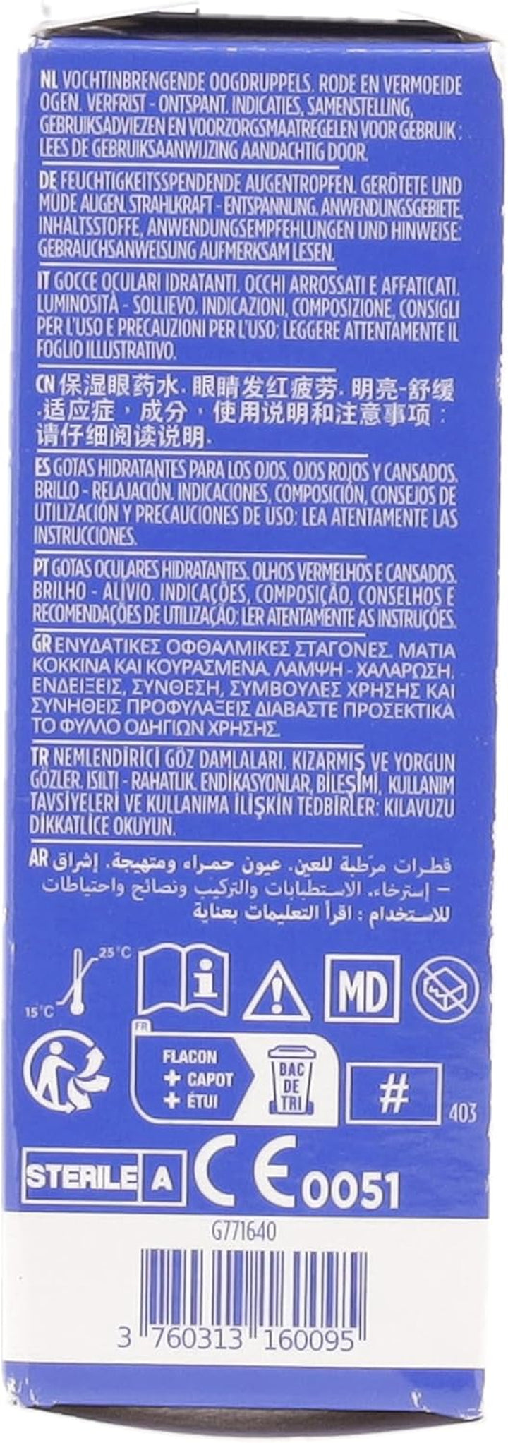 Innoxa Moisturising Eye Drops Red and Tired Eyes 10Ml