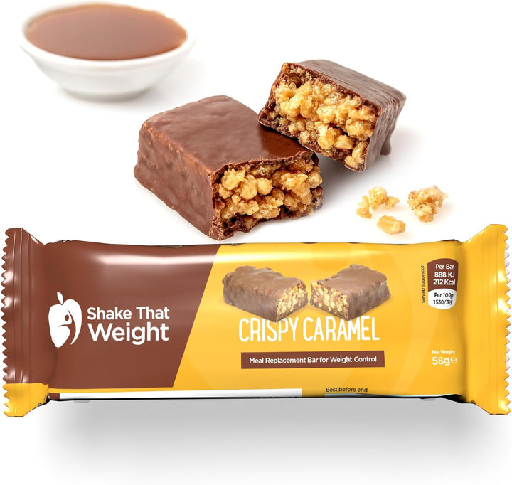 10X Crispy Caramel Meal Bars (58G Each)
