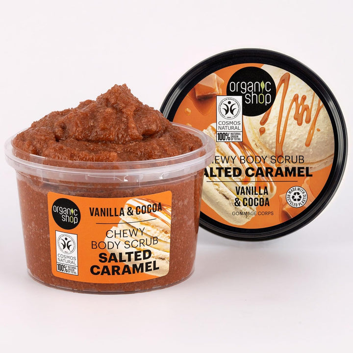 250Ml Body Scrub Salted Caramel Chewy Vanilla & Cocoa