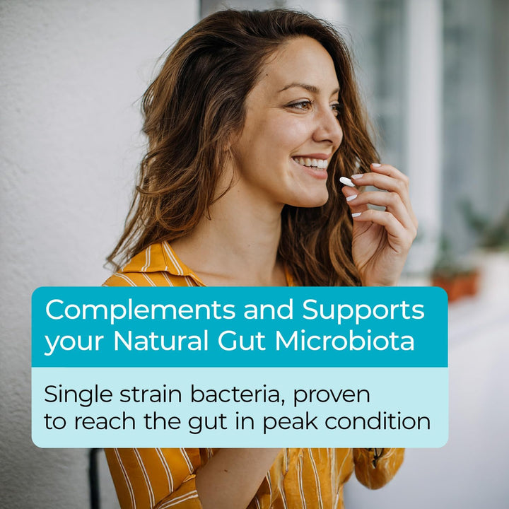 Alflorex Original - Daily Gut Health Probiotics - Contains Bifidobacterium Longum Bacterial Culture Strain 35624 - No Refrigeration Required - 60 Capsules