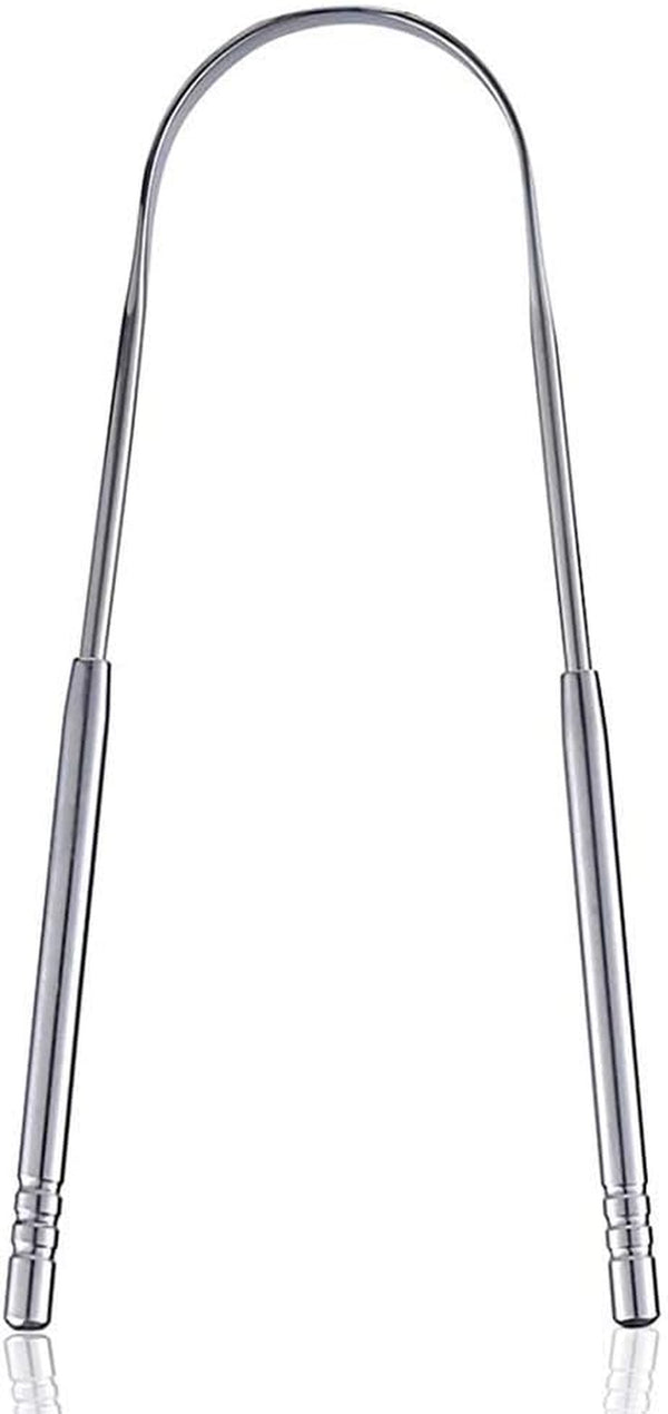 Tongue Scraper Stainless Steel,Tongue Cleaners Fresh Breath Restored Taste U Shape