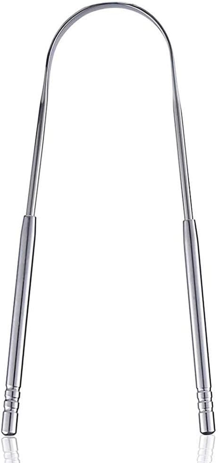 Tongue Scraper Stainless Steel,Tongue Cleaners Fresh Breath Restored Taste U Shape