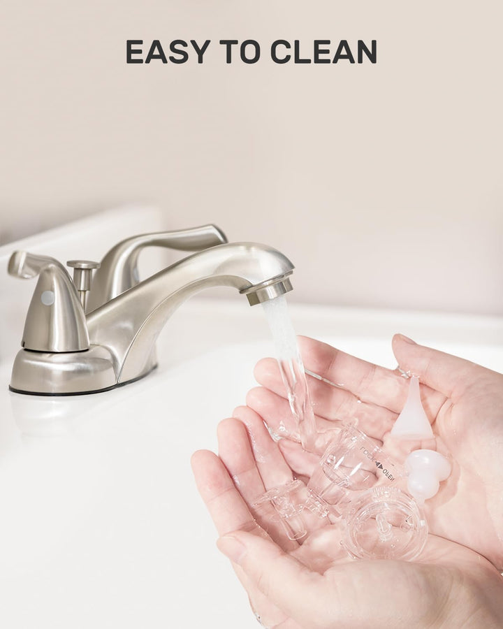 Nasal Aspirator for Baby, Baby Nose Sucker, Electric Nasal Aspirator for Toddler, Baby Nose Cleaner with 3 Silicone Tips, Adjustable Suction Level and Music Volume