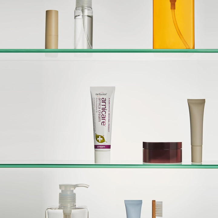 Arnica Cream for Bruise Relief (30G), Arnica Montana Bruise Cream, for Bruises, Swelling, Knocks & Bumps, Homeopathic Medicinal Product with Natural Arnica