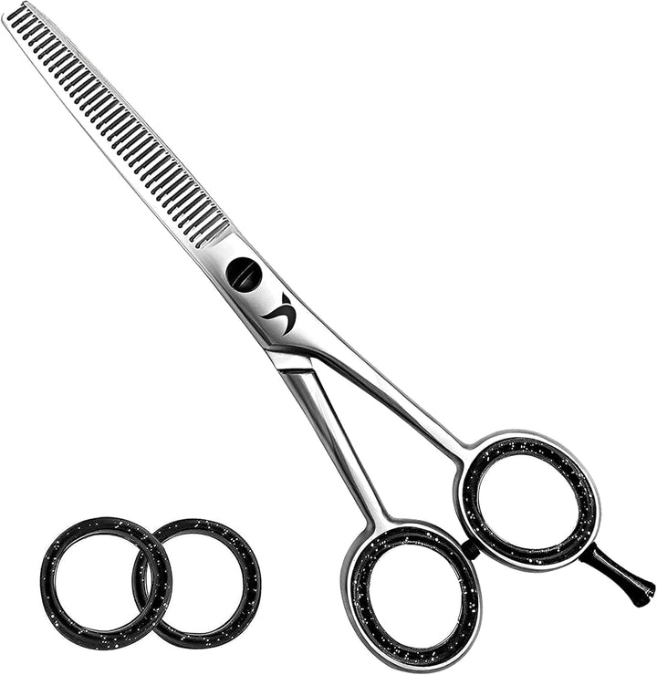 Hairdressing Barber Hair Scissor for Professional Hairdressers Barbers Stainless Steel Hair Cutting Shears - for Salon Barbers, Men, Women, Children and Adults