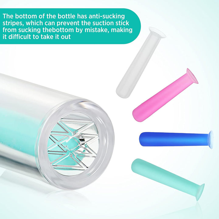 4 Pieces Silicone Contact Lens Inserter Daily Contact Remover Hard Lenses for Monthly Daily, Portable Travel Lens Remover Suction Holder for Meeting Outdoor Exercise