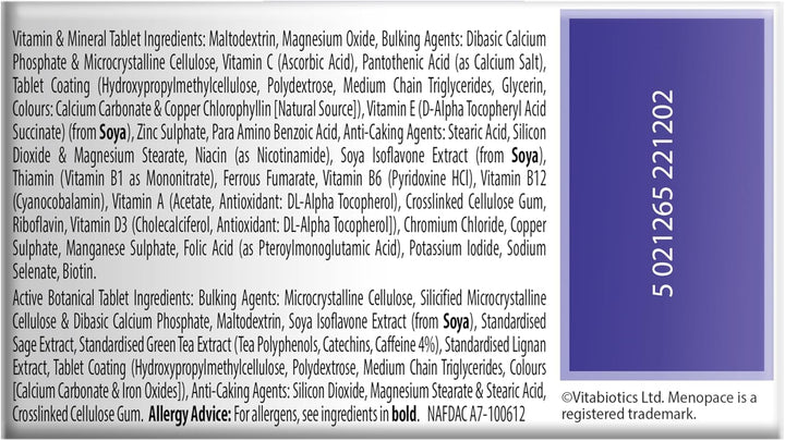 plus by  - Extra Menopause & Perimenopause Support with Sage & SOYA Isoflavones - Uk'S No.1 Menopause Supplement Brand