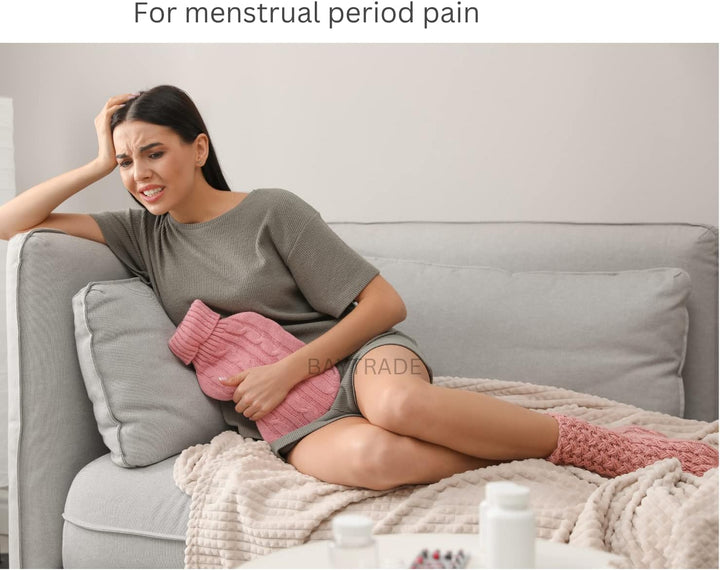 Hot Chocolate Gift Set with Mug | Small Hot Water Bottle with Cover | Fluffy Socks | Cosy Pink Ribbon Balls | Christmas Gifts for Women Her | Novelty Girls Ladies Xmas House Couple Home Mum Auntie (1)