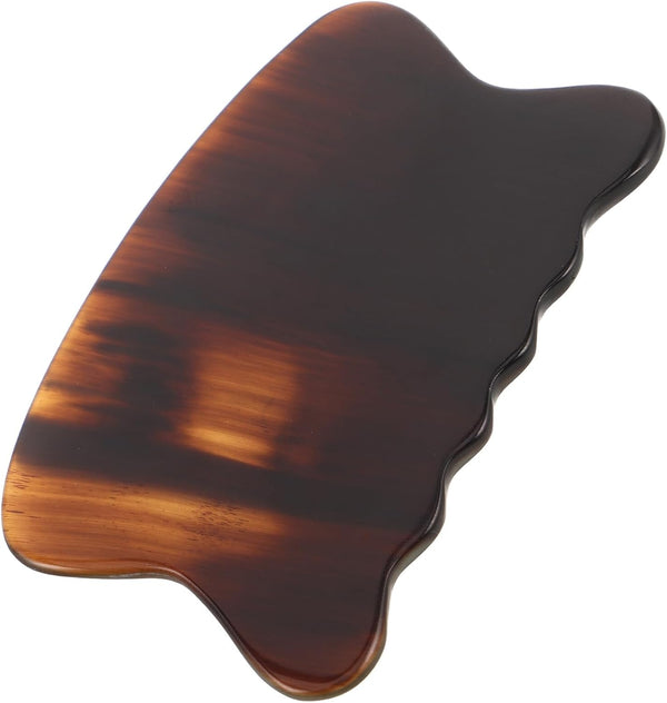 Portable Ox Horn Gua Sha Scraping Board for Full Body and Facial Massage Sturdy Natural Material Traditional Craftsmanship Versatile Manual Tool for Relaxation and Muscle Relief