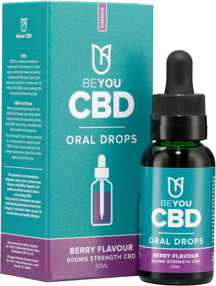 CBD Oil - 4800Mg CBD Drops & Spray - High Strength CBD with MCT Oil - Lab Tested, No THC - Berry Flavour - 30Ml - Soothes Stress, Anxiety, Sleep, Aches & Pains