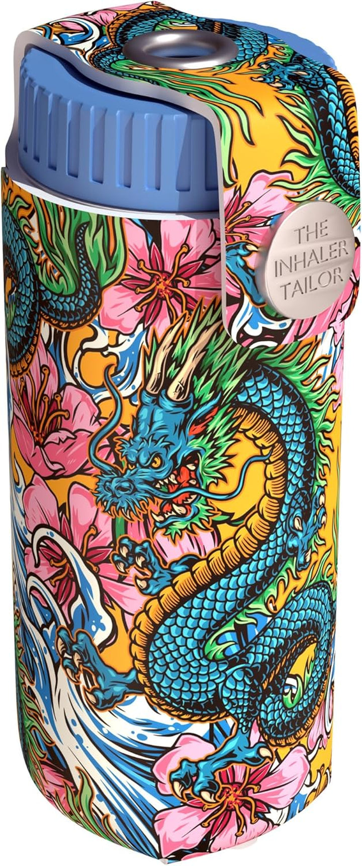 Cover for Turbohalers in over 30 Designs – Vegan Leather Inhaler Case for Kids and Adults – Handmade in England