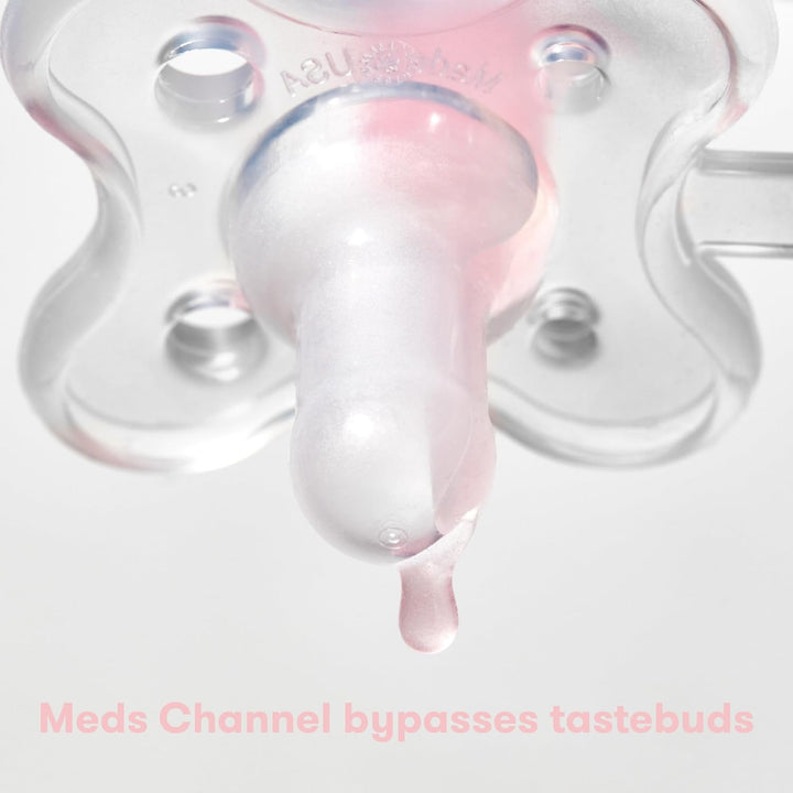 Soother-Style Medicine Dispenser, Medi  Medicine Accu-Dose Soother, Baby Medicine Dispenser for Mess & Fuss Free Use