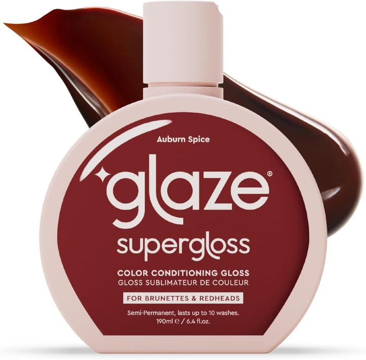 Supergloss Color Conditioning Gloss – Hydrating Semi-Permanent Color Hair Gloss & Shine Boost – Color Depositing Mask - Vegan, Cruelty-Free – 190Ml - Copper Crush - Bright Copper