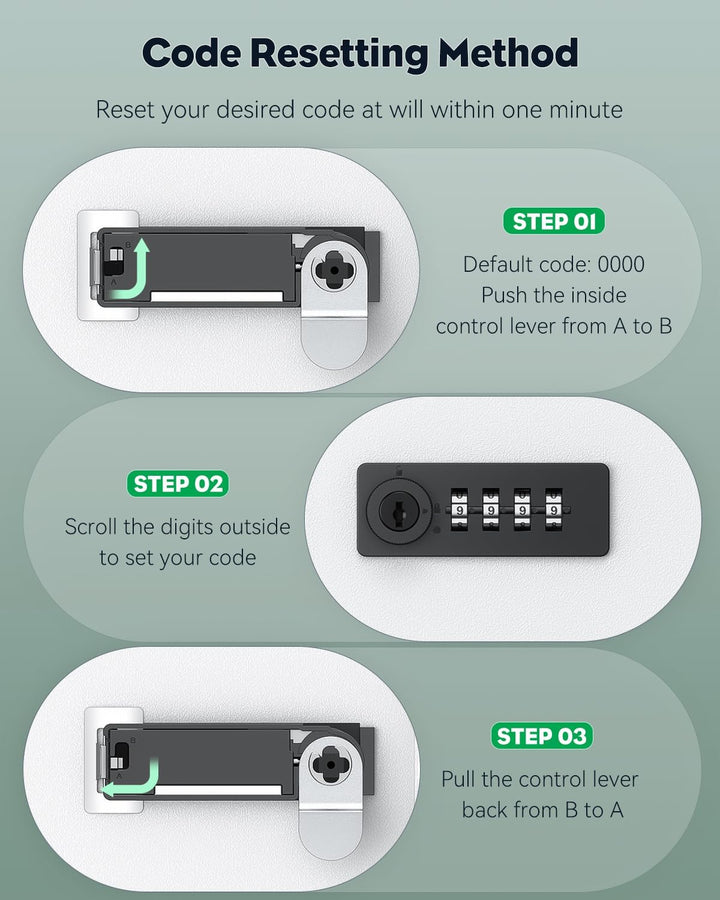 Wall Mount Medicine Cabinet with Combination & Key Lock Locking First Aid Cabinet Lockable Medical Large Capacity Medicine Organizer Secure Steel Wall Metal Storage Box, White
