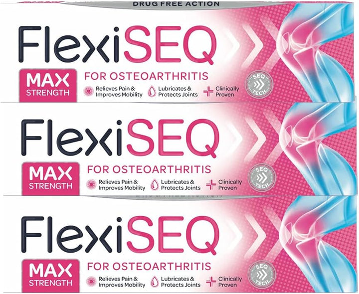 Max Strength 50G Gel, Topical Gel for Osteoarthritis, Drug Free, for All Synovial Joints (HIPS, Knees, Shoulders, Hands, Feet Etc)
