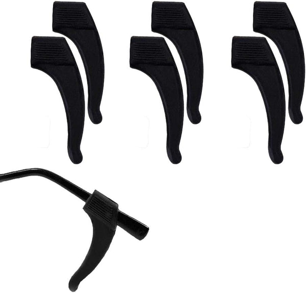 3 Pairs Anti-Slip Ear Hook Grip Glasses Accessories Ear Hook Eyeglass Temple Tip for Sunglasses and Glasses