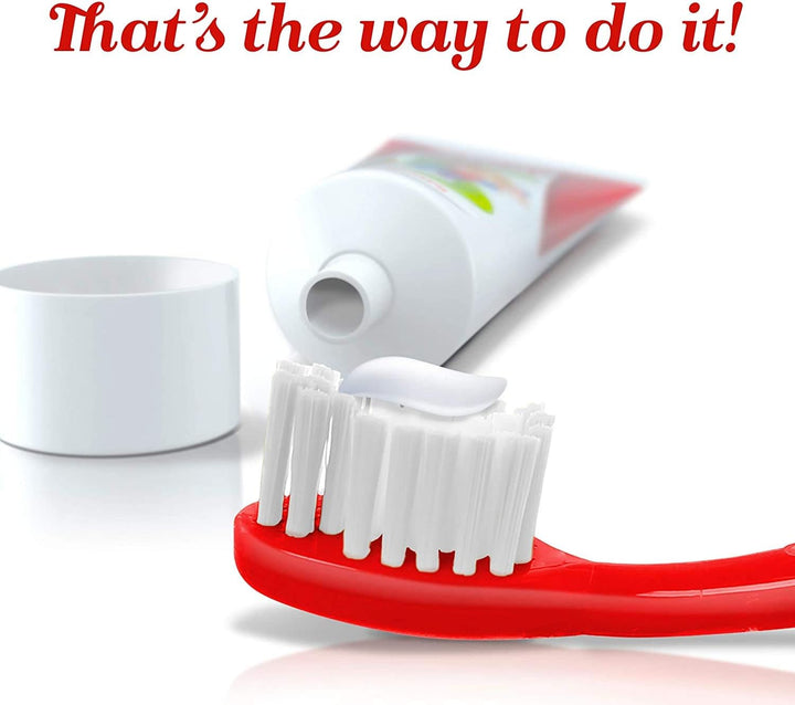 Punch & Judy Kids Toothpaste - Simply Strawberry Flavour, 3+ Years, Fluoride, Sugar Free (3 X 50Ml)