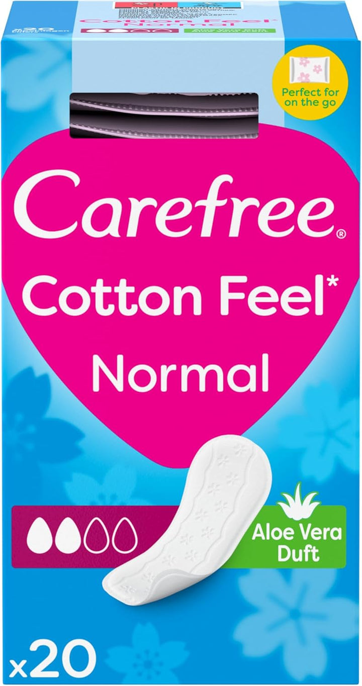 Cotton Unscented Panty Liners (1X Pack of 56), Soft and Comfortable Panty Liners for Women for Daily Use, Long-Lasting Freshness, 100% Breathable Underwear Protection