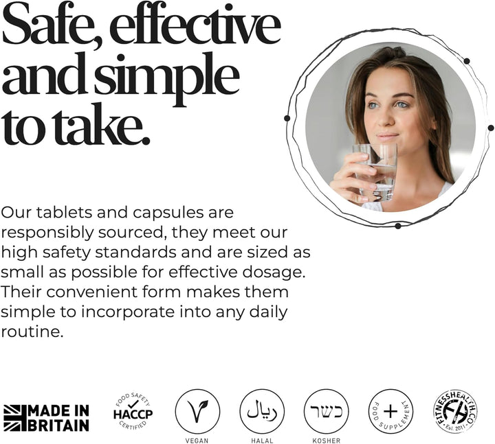 Fibre Pro Complex Capsules - Inulin Powder - Husk Powder - Lactobacillus Acidophilus for Digestive System - Supplement 60 Capsules