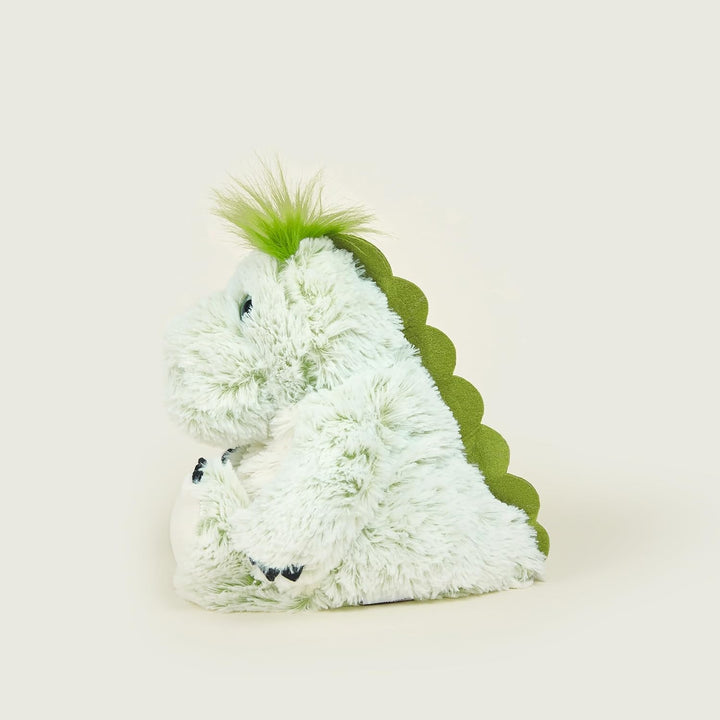 Plush Marshmallow Dinosaur Microwavable Weighted Teddy with French Lavender Scent, Hot or Cold for Cool Relaxation and Warm Relief