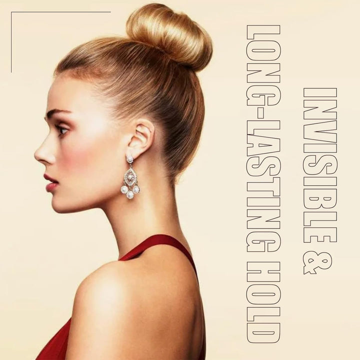 4 Pcs Ring Style Donut Bun Shaper, Hair Donut Bun Maker Set with 20 Hairpins, Hair Bundonuts, Hair Donuts Brown for Girls Kids Women DIY Chignon Hairstyles (Brown,4 Sizes)