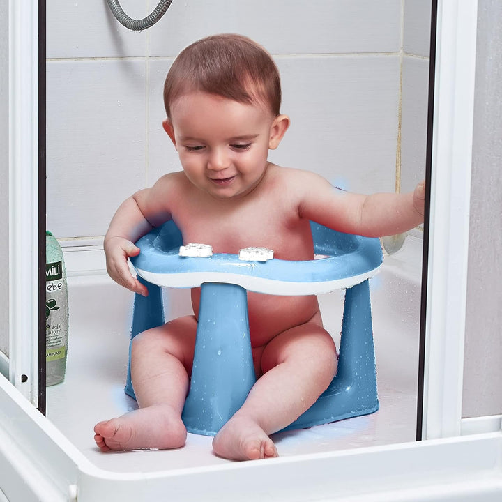 3-In-1 Baby Bath Support Seat: Safe, Convenient, and Bpa-Free (Blue)