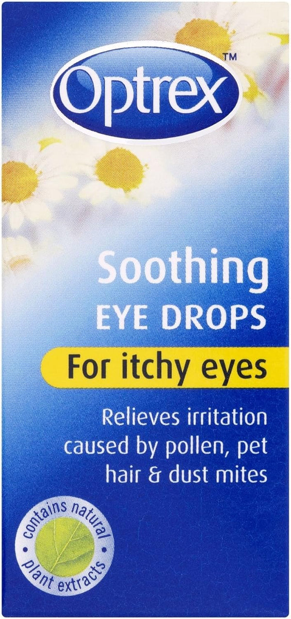 6 X  Soothing Eye Drops for Itchy Eyes 10Ml