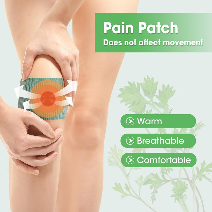 24Pcs Pain Relief Patches  Heat Patches for Pain Relief Fast-Acting Patches Long Lasting Relief of Pains for Back, Neck, Shoulder Knee Pain Relief Patch