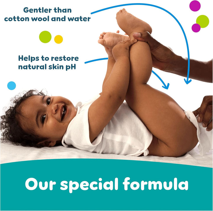 Fresh Clean Baby Wipes 15 Packs of 80 Wipes Equals to 1200 Baby Wet Wipes, Also Great for Hands and Faces