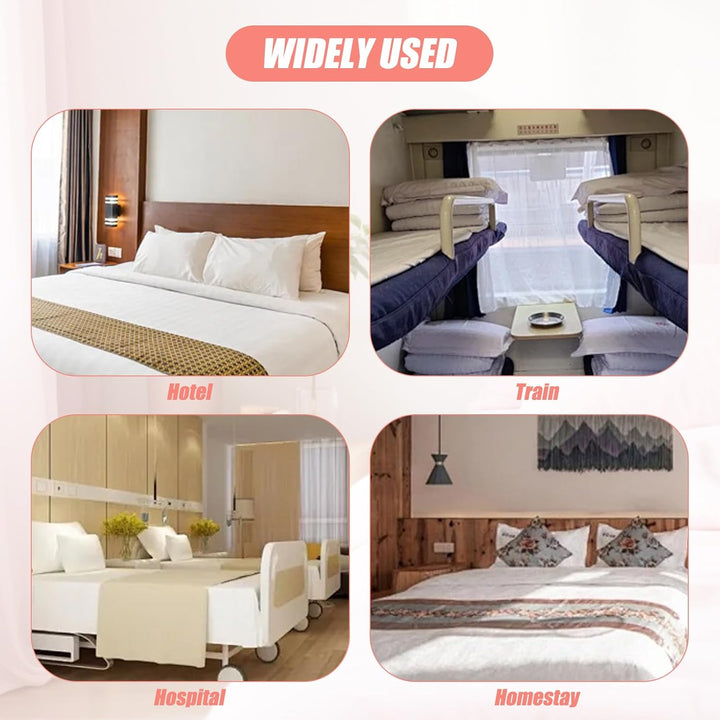 2 Pack Disposable Bed Sheets for Travel,Single Bed Sheet, Pink, 180 X 230 Cm, Suitable for 1.5 M Beds,Bottom Sheet Portable Bedspread for Travel Hotel Camping Overnight Stay