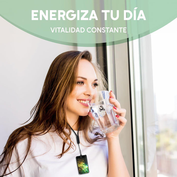 Original Quantum Card for Healing, Concentration - Includes E-Book Guide - Ionizing Cord - Alternative Medicine - Health and Concentration