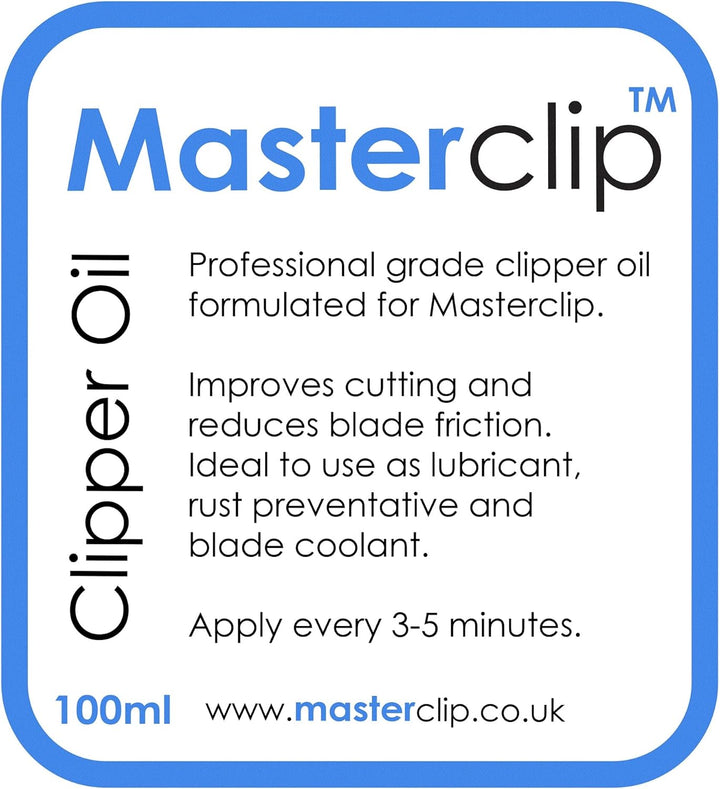 Clipper Blade Oil 100Ml – Lubricant for Dog Clippers, Horse Clippers & Trimmers