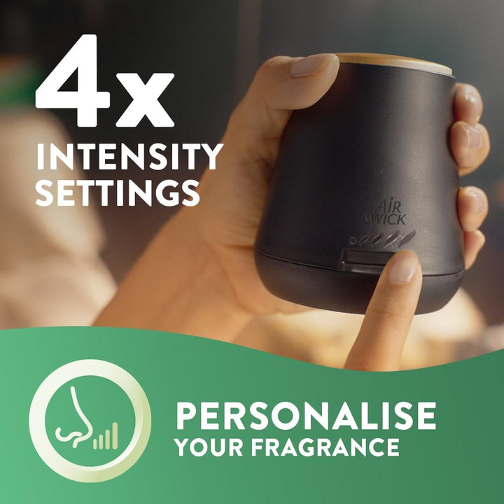 Air Wick Linen & Petals |Essential Mist Aroma Kit | 1 X 20Ml |1X Diffuser & 1X Bottle|Natural Essential Oils