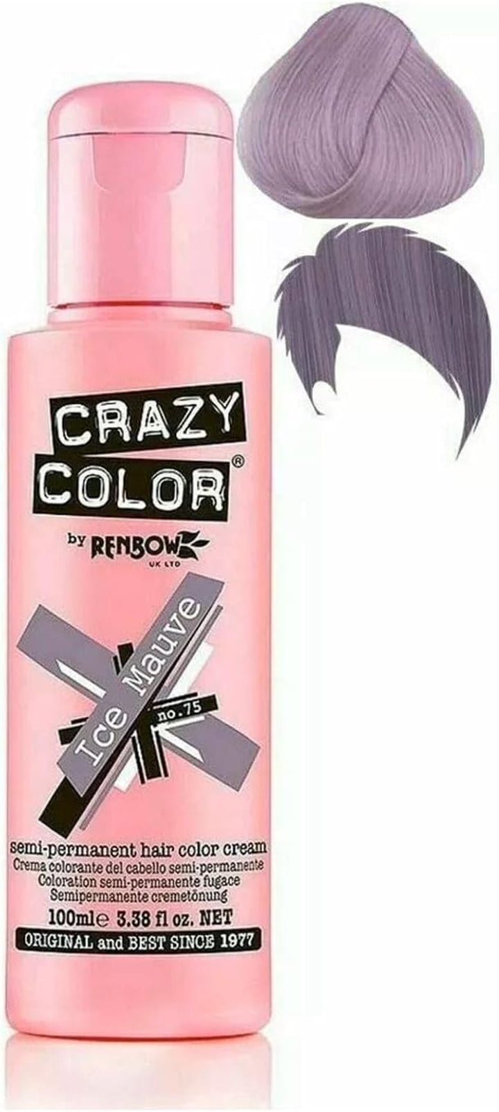 2X  Semi-Permanent Hair Dye 2X 100Ml (Fire Red)