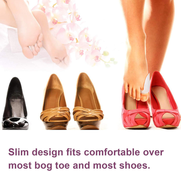 Gel Bunion Protector Shield, 10 Pack of Bunion Pads and Cushions, Bunion Guard for Big Toe, Relieve Foot Pain from Friction, Rubbing and Pressure