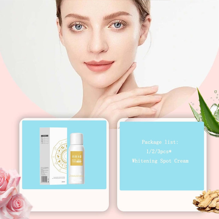 New Enhancing Toner Spray,Multi Action Whitening Spot Cream,Blemish Care Support,Nourishing Moisturizer,Suitable for All Skin Types