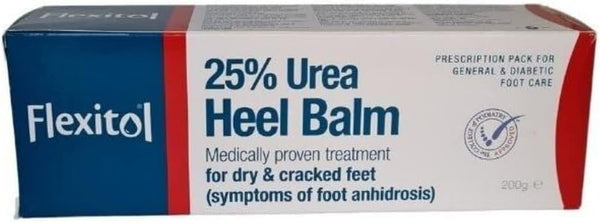 25% UREA HEEL BALM 200G for DRY, CRACKED FEET DIABETIC FEET CARE (Pack of 1)