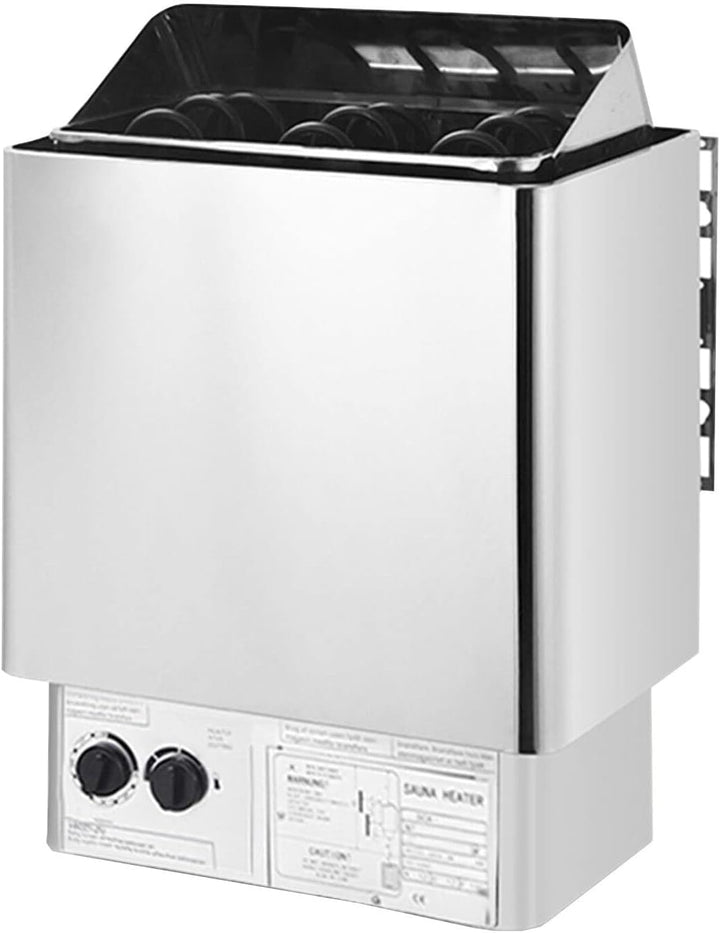 6KW Electric Sauna Heater, Sauna Stove Oven Dry Steam Sauna, with Integrated Internal Control, Personal Commercial for 6M³ Room