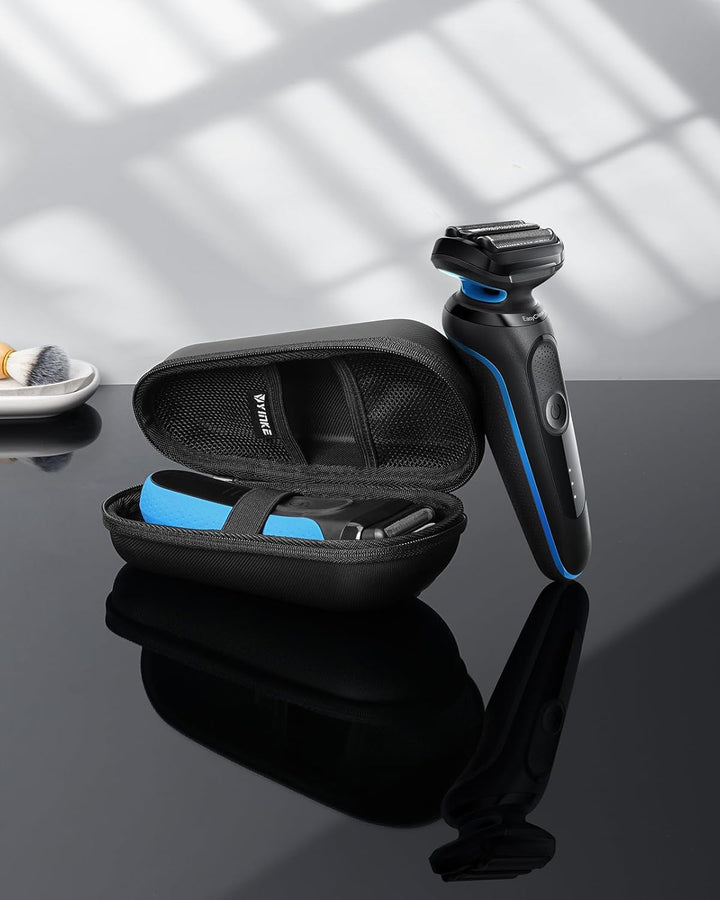 Case for Braun Series 3/5/7/9 Electric Razor Shaver, Hard Travel Protective Case, Extra Room for Accessories and Charger